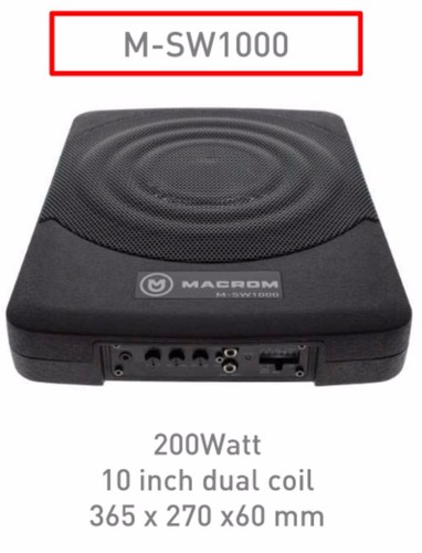 Macrom sw1000 subwoofer - macrom, m-sw1000