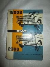FIAT  1800 B  2300  CATALOGO RICAMBI Parte Meccanica  Originale 1962