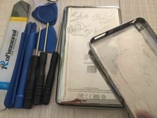 Custodia posteriore in metallo speciale argento U2 per iPod 5a generazione video 30 GB SOTTILE