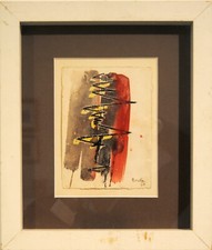 ROCCO BORELLA - SENZA TITOLO - TM SU CARTA - 1964