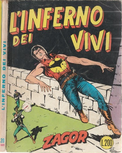 Zagor numero scritta - numero, rossa
