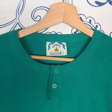 NAVIGARE GREEN VINTAGE PULLOVER XL WOOL MADE IN ITALY MAGLIONCINO MISTO LANA VTG