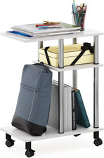 Turn-N-Tube Tavolino Da Divano a Forma Di U Con Rotelle, Legno Ingegnerizzato, R