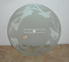 DECORATIVO VETRO PIATTO PER LAMPADA_CON DECORI ARTISTICI VARI_UTILE COMPLEMENTO