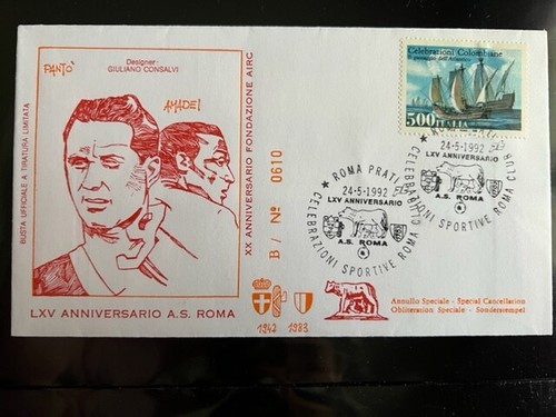 Italia 1992 fdc busta - italia,