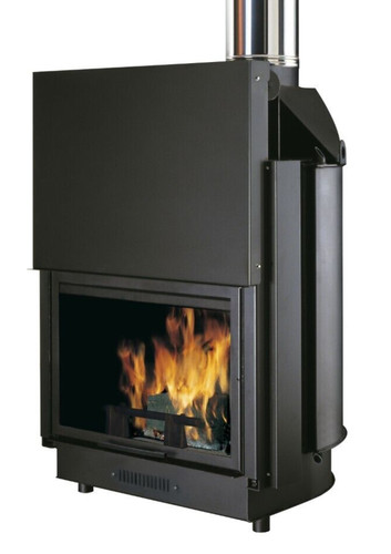 Termocamino idro legna - 70, a