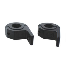 2pcs 7/8'' Motociclo Faro Montare Staffa Spot fendinebbia Morsetto tubo forcella