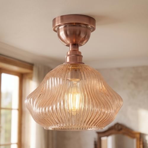 Plafoniera vintage semi