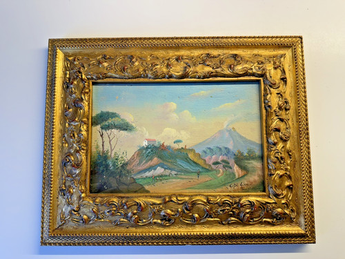 Dipinto olio su - dipinto, tela