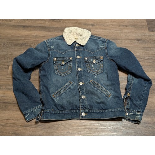 Giacca denim foderata - , true