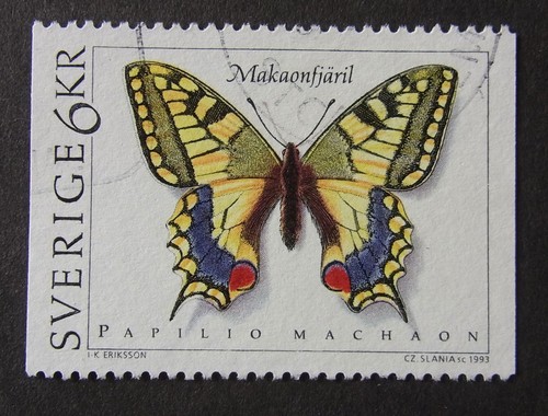 Svezia 1993 farfalla - -,