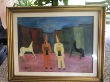 quadro olio su tela di