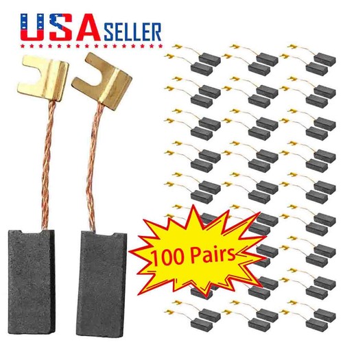 100 paia spazzole carbonio - 100,