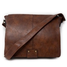 Borsa uomo marrone tracolla