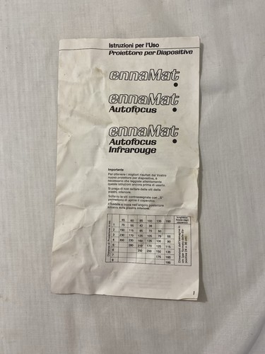 Manuale ennamat autofocus - ennamat,