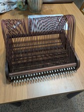 Antico PORTA DISCHI 78 giri "a piattaia", 50 posti, cn pulsanti x grammofono