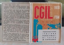 Tessera l 1970 - c.g.i.l.,