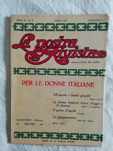 Nostra rivista anno n - nostra,
