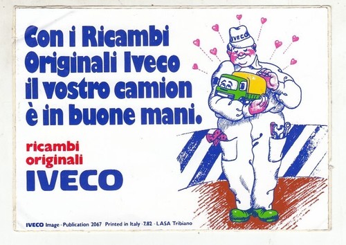 Adesivo fiat iveco - fiat, ricambi