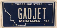 Vanity GADGET license plate