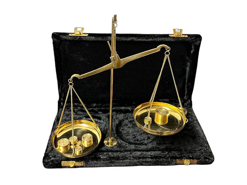 Bilancia antica ottone - antica,