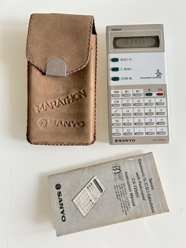 Sanyo calculator pedometer - calculator,