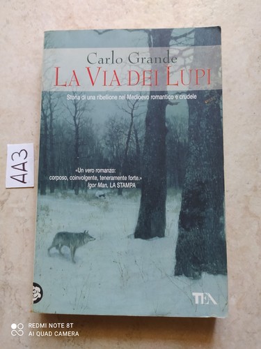Libro via dei lupi carlo - la,
