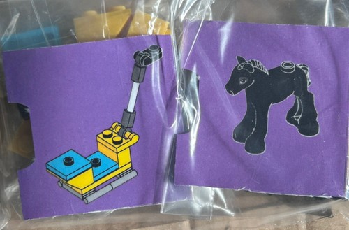 Lego pony slitta nera - lego,