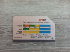 Scheda telefonica rara Sip Fasce Orarie (No Telecom Italia)