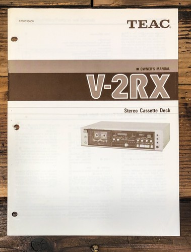 Teac 2rx proprietario - v-2rx,