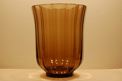 Vaso vetro art deco - vaso,