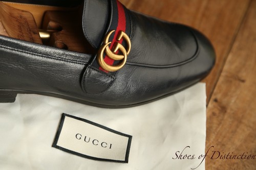 Scarpe mocassini gucci blu - scarpe,