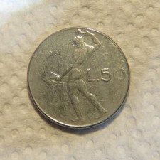 50 LIRE Moneta VULCANO 1981
