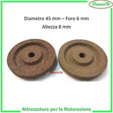 N° 2 - 1 Coppia - MOLE Smerigli Affilatoio Affila Lama 45 mm Affilatore Pietre 