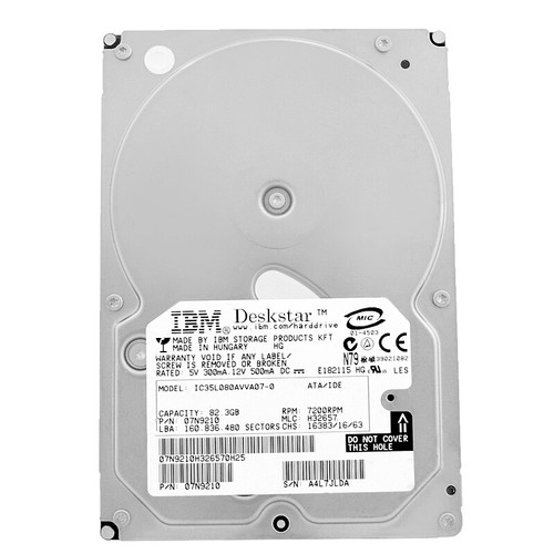 Disco rigido ibm 3gb - rigido,