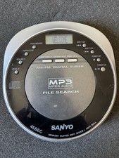 Sanyo lettore cd portatile mp3 CDP-MT50 cuffie Japan radio vintage 70 80 90