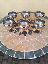 Set six stainless steel ice - of,