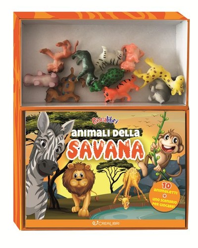 Libri animali della savana - animali,