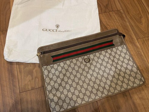 Gucci sherry line web clutch - line,