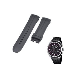 Cinturino in gomma nero Chrono