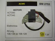 BOBINA ACCENSIONE MOTORI ACME