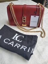 🎁🎀 OTTIMA IDEA REGALO! Borsa da spalla pochette bordeaux LA CARRIE 25x15x10cm