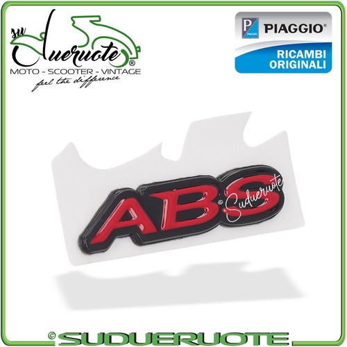 Targhetta laterale abs - targhetta, scritta