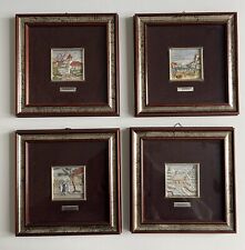 Set Quadretti 4 Stagioni Su Lastra Di Argento