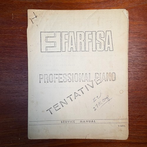 Vintage farfisa pianoforte - farfisa,