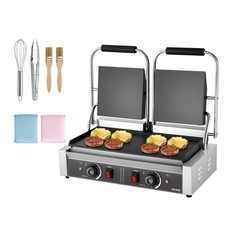VEVOR Panini Grill Sandwich Panini Press con teglia da forno 48,5x23 cm