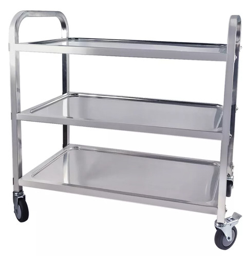 Kitchen trolley cart stainless - trolley,