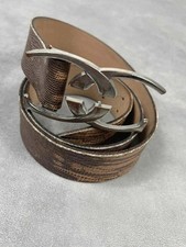 Ceinture cuir vintage Y2K Just