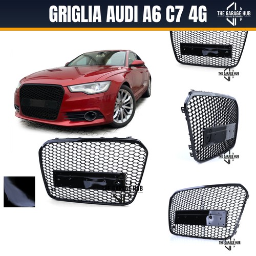 Griglia sportiva nera lucida - nera,