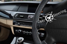 Coprivolante In Pelle Perforata Per L.Rover Freelander 2 Bianco Doppio St